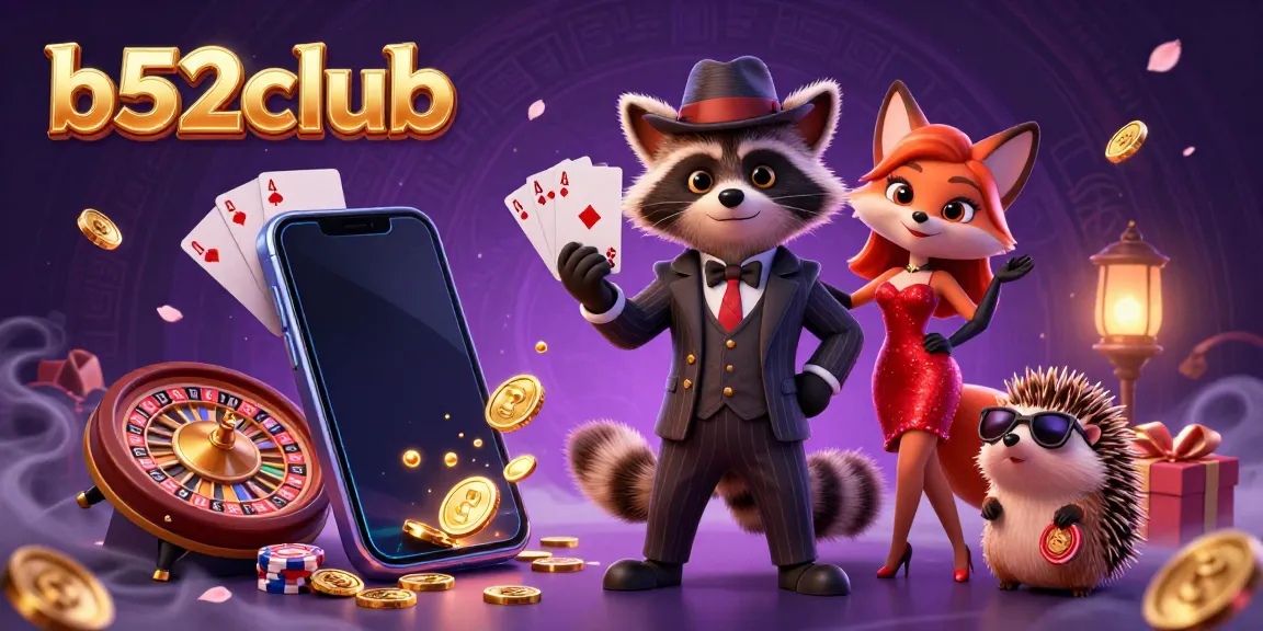 Experience thrilling gameplay with b52club featuring exciting characters enjoying a vibrant casino atmosphere.