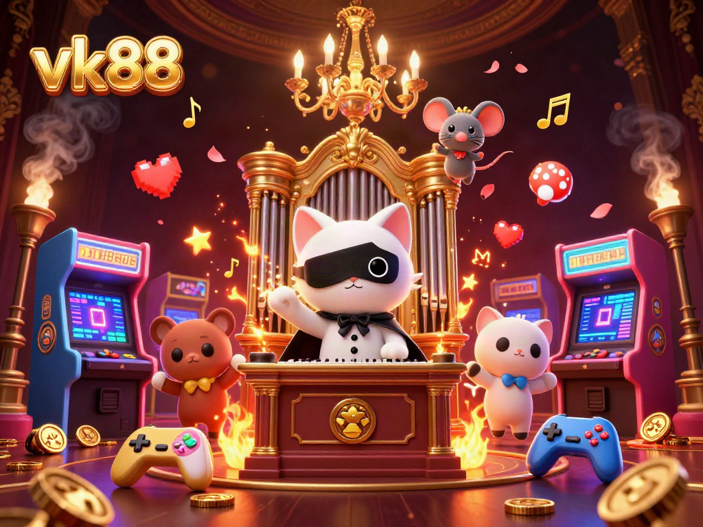 Engage with vk88 through an immersive casino experience featuring vibrant game elements and thrilling characters.