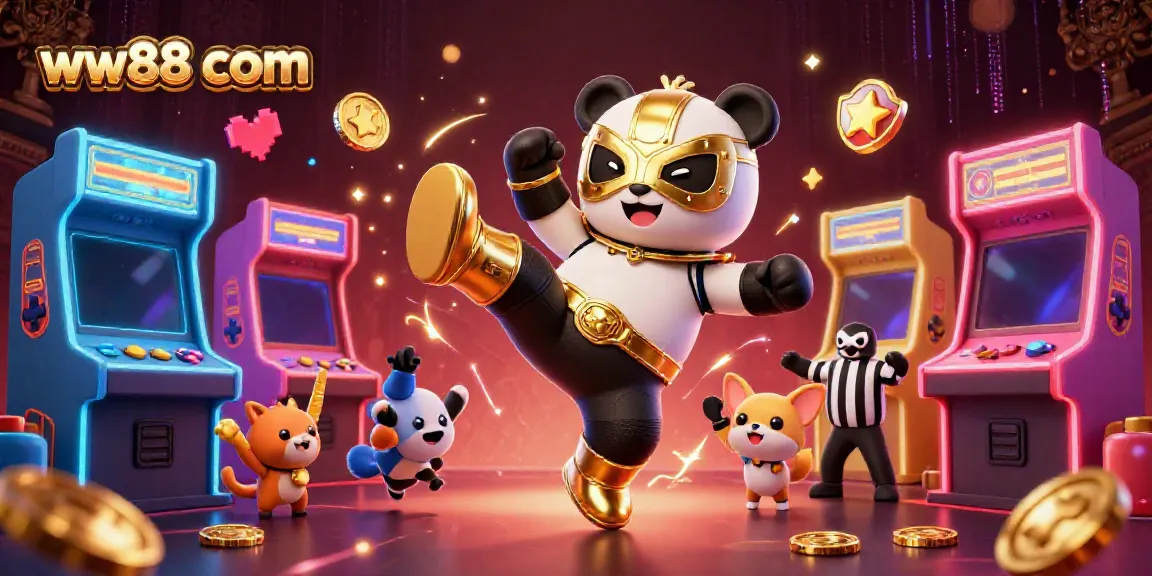 Engage with exciting gameplay at ww88 com featuring animated animal characters in a vibrant casino setting.