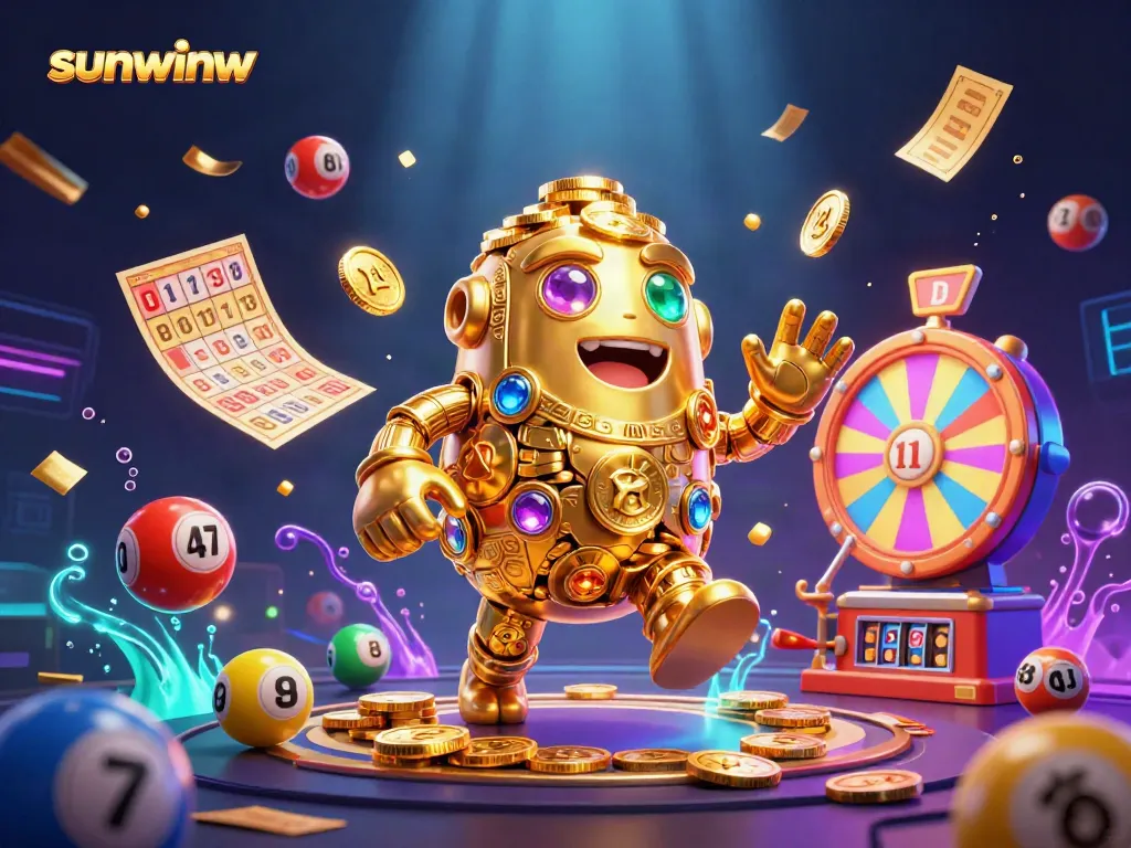 Experience thrilling wins at sunwinw casino with dynamic lottery-inspired visuals.