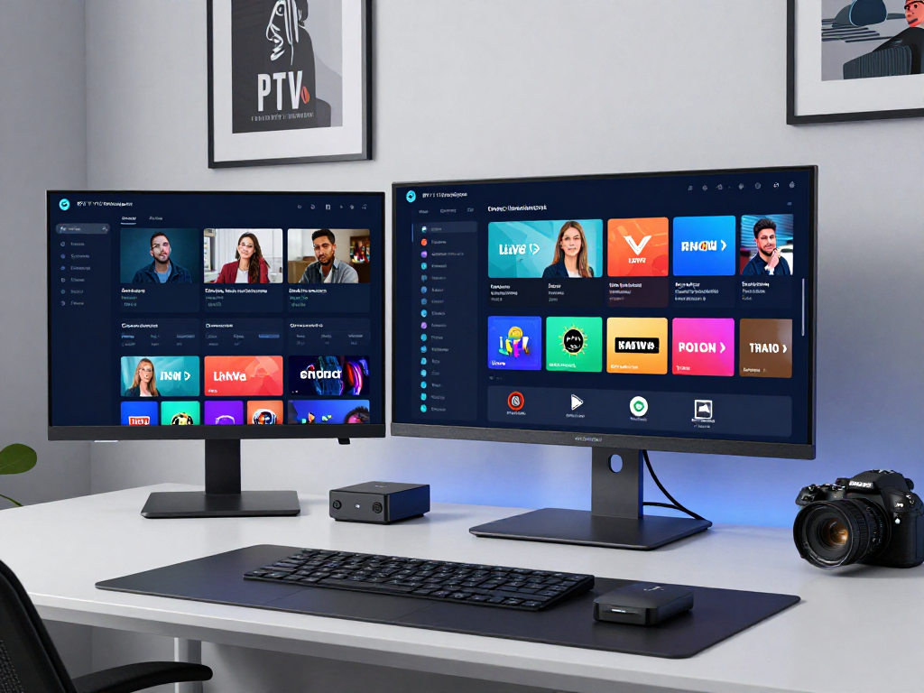 "Iptv reseller digital platform managing credits and subscribers efficiently with innovative tech solutions."