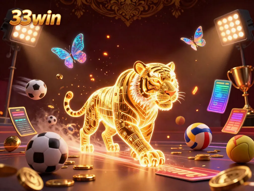Experience the thrill of 33win with dynamic sports elements and a vibrant casino atmosphere.