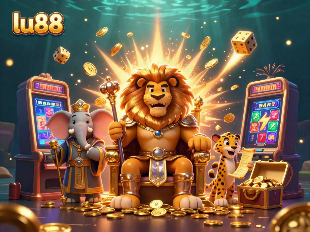 Experience thrills with the lu88 lion king, elephant advisor, and cheetah in a casino world bursting with excitement.