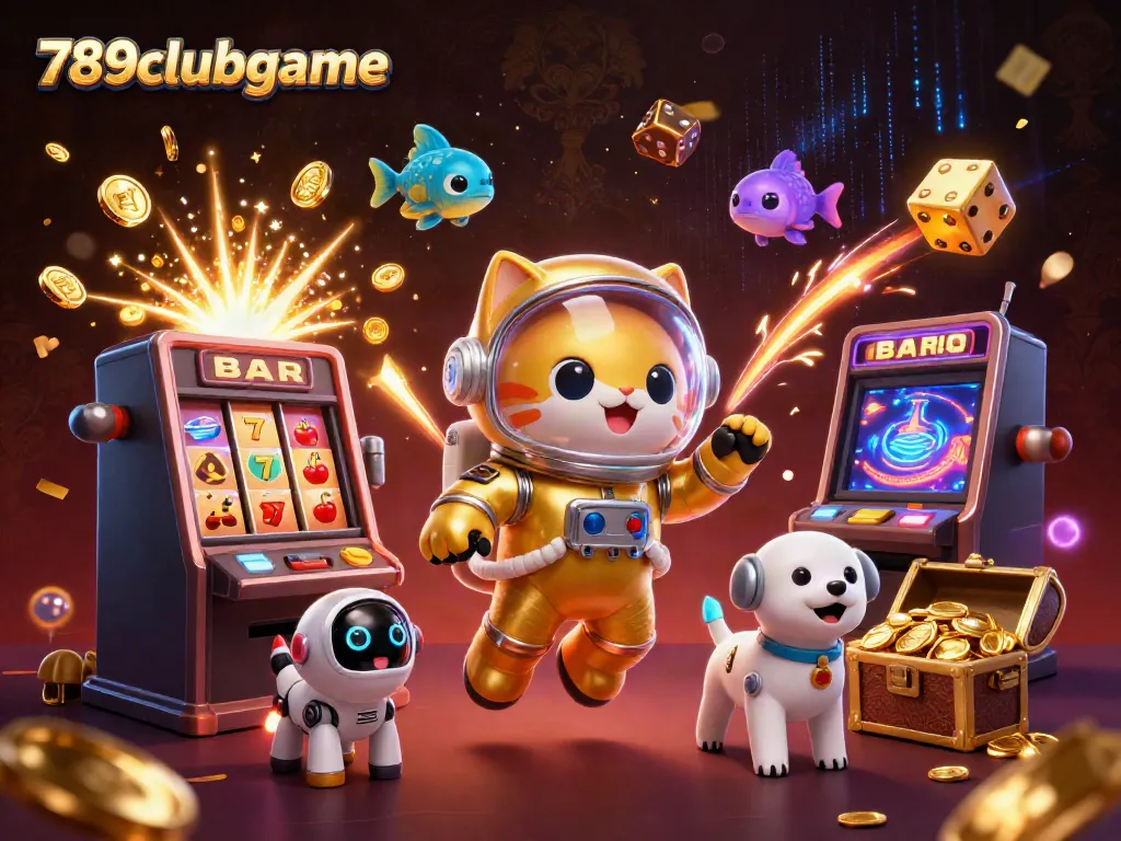 Experience exciting gameplay with 789clubgame's vibrant slots, Jackpots, and casino action elements.