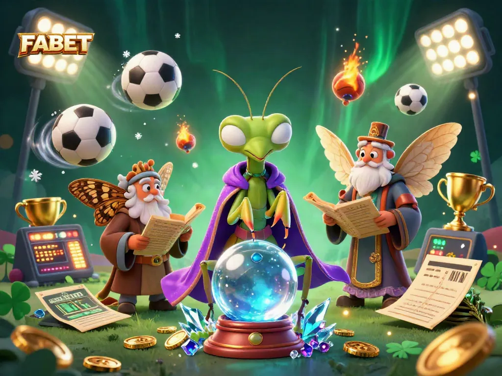 Experience the vibrant betting scene at FABET with enchanting characters and dynamic sports elements.