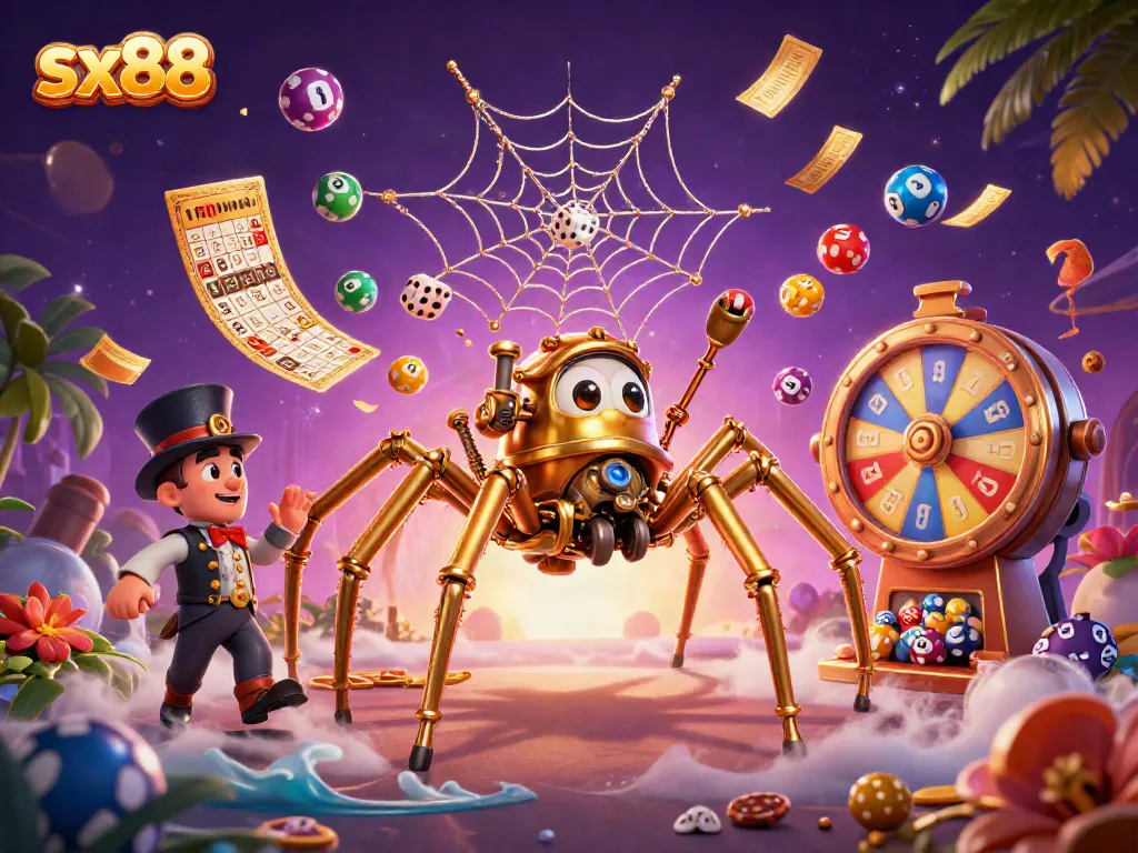 Experience thrilling gameplay at sx88 with dynamic lottery elements and steampunk-themed characters.