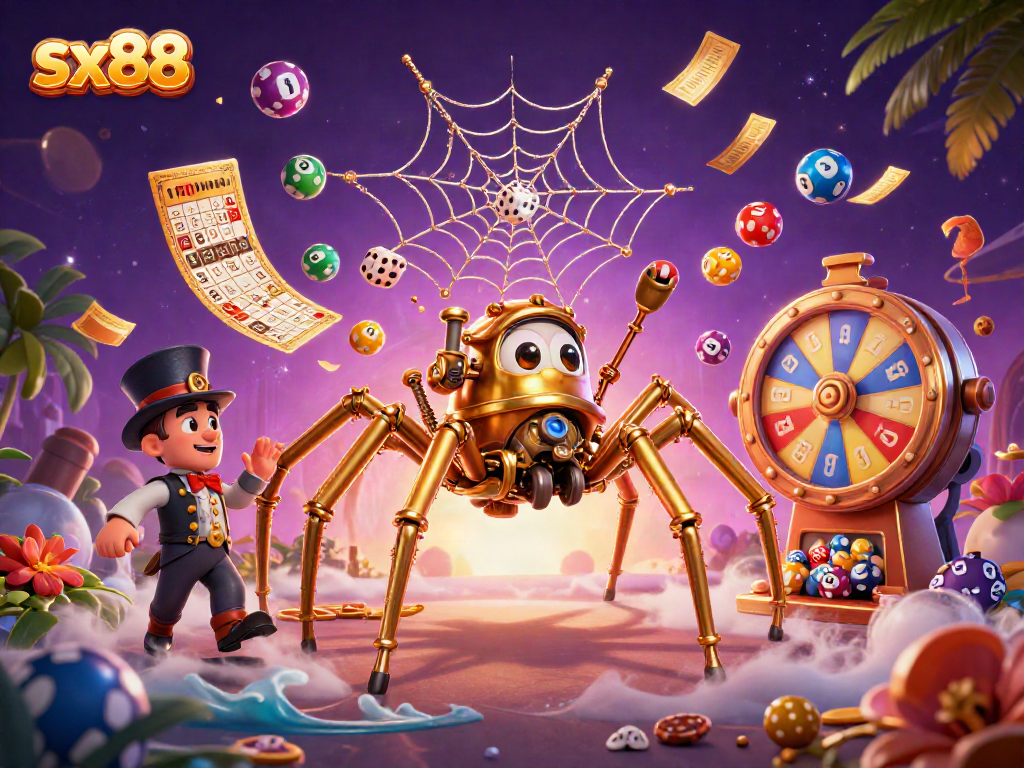 Experience thrilling gameplay at sx88 with dynamic lottery elements and steampunk-themed characters.