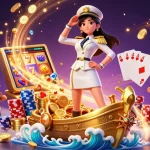 SUNWIN showcases thrilling online casino action with winning slots, golden coins, and vibrant playing cards.