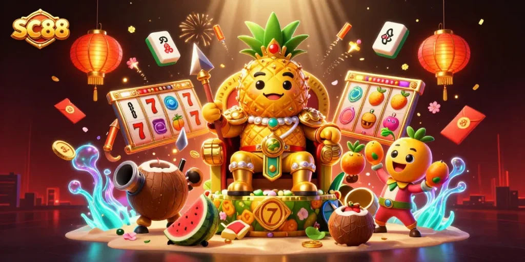 Experience thrilling moments at SC88 with vibrant characters and dynamic casino elements.