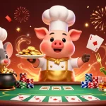 Experience thrilling wins at MM88 with iconic characters enjoying a vibrant casino atmosphere.