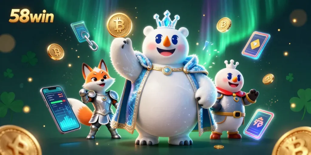 Join 58win for a vibrant experience in online gambling with dynamic character action.