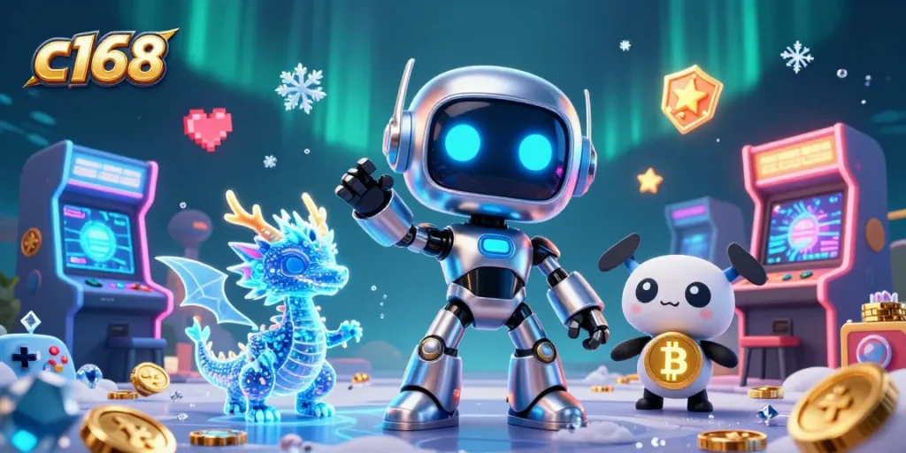 Experience the excitement of c168 online casino with vibrant characters and dynamic gaming elements.