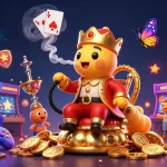 Experience sv368 with a vibrant 3D casino scene featuring exciting game elements and characters.
