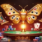 Experience the thrill of 88CLUB casino games with vibrant poker scenes and enchanting motifs.