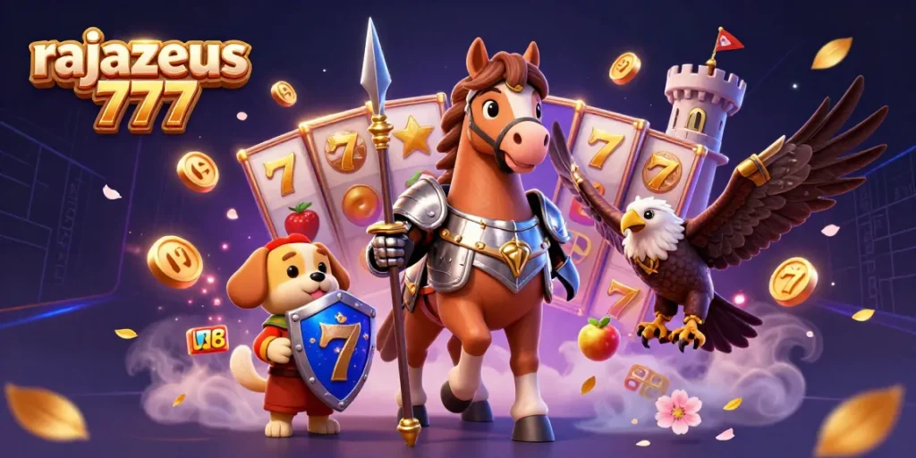 Experience exciting gameplay at rajazeus 777 login with vibrant slot game elements and medieval character interactions.