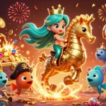 Experience the thrilling excitement of XX88 with a vibrant casino-themed illustration of a mermaid and seahorse.
