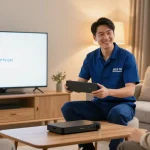 UK IPTV Panel installation by a trusted local service provider for family entertainment.
