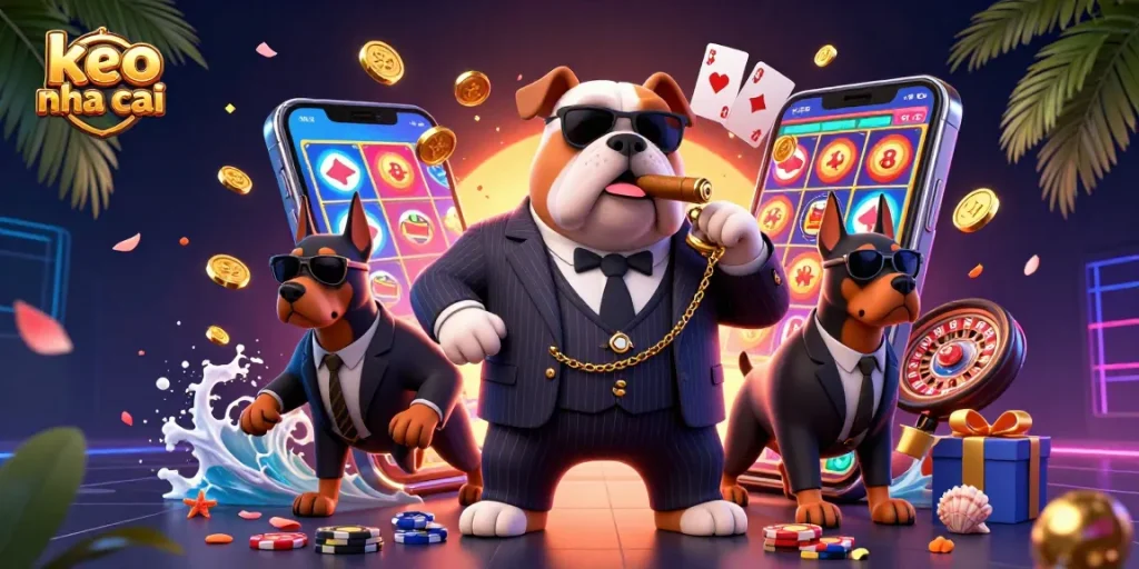 Experience thrilling action with keo nha cai's latest betting strategies in an engaging 3D scene.