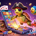Experience exciting gameplay at luckywin-bet with thrilling slot games and vibrant casino elements in a rich illustration.