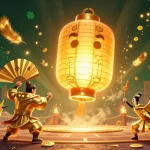 Play exciting games at win678 with vibrant golden lantern spirits and a lively night market casino.