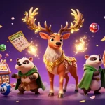 Dhani win featuring dynamic lottery gameplay with colorful elements and enchanting characters.