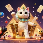 Engage with S8TV's thrilling gaming experience in a vibrant, chaotic casino scene.