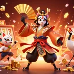 Engage in thrilling gameplay at 58win-aa with slots and jackpots illuminated by festive, colorful elements.