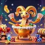 Engage in thrilling slot action at big777 with animated characters and dynamic casino elements.