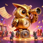 RED88 engages players with a colorful, dynamic casino scene featuring lottery elements and a golden owl.