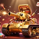 Experience the thrill of MAN88 with a vibrant 3D casino scene featuring a golden beetle tank.