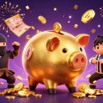 Experience the excitement of world cup 2026 with a dynamic 3D casino scene featuring animated characters and vibrant gambling elements.