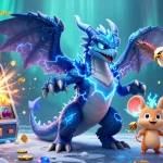 Experience thrilling gameplay at australianonlinecasino with vibrant characters and dynamic casino elements.