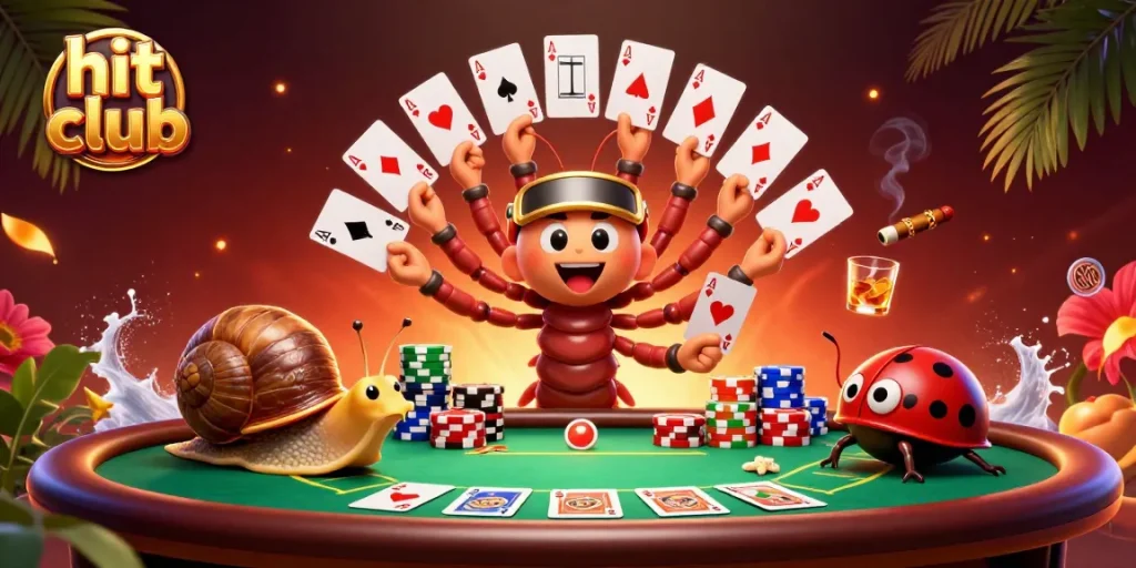 Experience the excitement of hit club with a vibrant casino scene filled with interactive gaming elements.