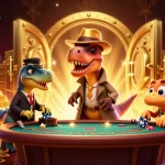 Experience the excitement of tỷ lệ kèo nhà cái in a vibrant, detailed 3D casino scene.