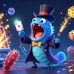 Experience the thrill of mmoo with magical casino illustrations featuring vibrant characters and exciting game elements.