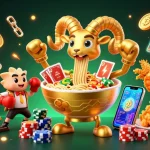 Experience the vibrant energy of 11WIN with a colorful 3D casino-themed illustration.