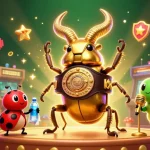 Engage in the vibrant bk8 gaming world with colorful casino-themed characters and arcade elements.