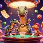 SOCOLIVE brings excitement to gaming with vibrant characters and dynamic elements in a colorful 3D illustration.