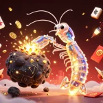 Experience the excitement of HI77 with a cosmic mantis shrimp and starfish navigating a treasure-filled galaxy.