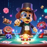 Join the adventure of Xoilac live as a bloodhound detective uncovers poker treasures in a vibrant casino