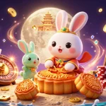 Experience the excitement of OPEN88 with this vibrant 3D casino illustration featuring traditional folklore elements.