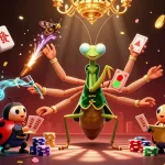 Experience thrilling gameplay at red88 with a vibrant 3D casino scene showcasing engaging characters and exciting game elements.