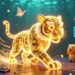 Experience thrilling gameplay at man88 casino, featuring vibrant 3D characters amid digital coins and slot reels.