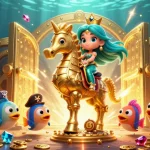 Experience the thrill with Jun88 and the vibrant underwater adventure in this rich casino illustration.