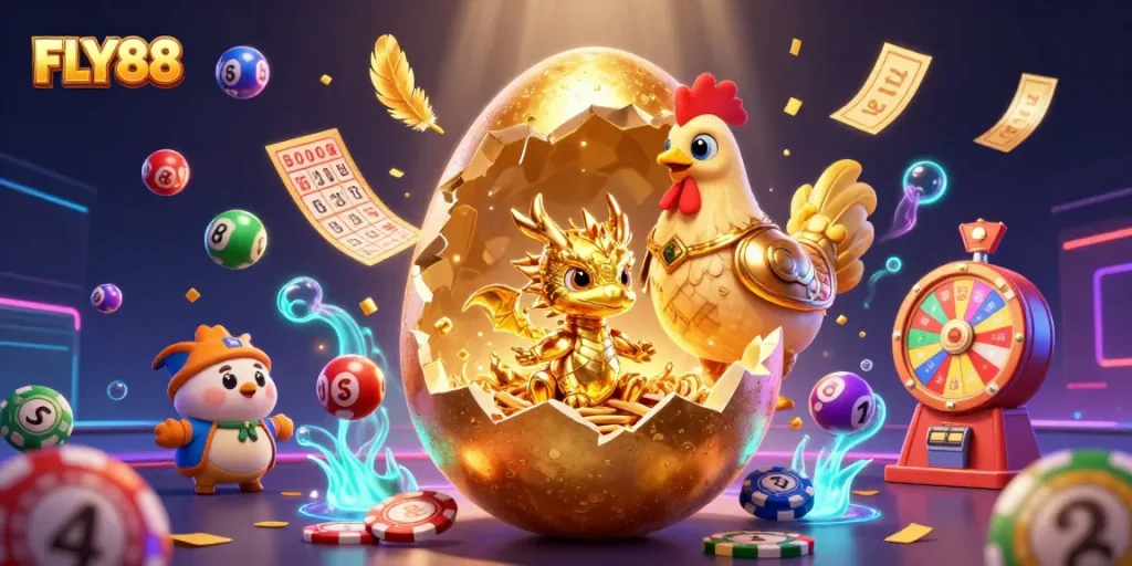 Experience thrilling wins with FLY88's dazzling dragon and fun gambling elements!