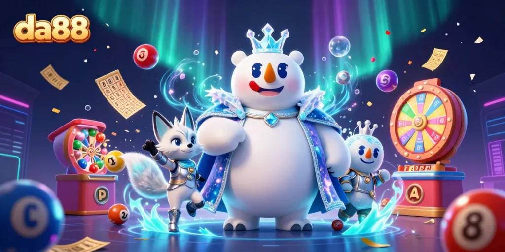 Engage with da88's thrilling lottery experience, featuring vibrant elements and dynamic visuals.