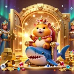 Experience thrilling adventures at NK88 with a fierce hamster king, treasure vault, and royal seahorse guards.