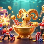 Experience thrilling gaming action with 789betket's lively casino characters in a vibrant atmosphere.