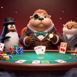 Engage with the world cup 2026 underwater casino scene featuring poker action and vibrant characters.