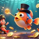 Bancathanrong showcases a vibrant underwater casino scene with an anglerfish, shrimp, and snail amidst crypto elements and treasures.